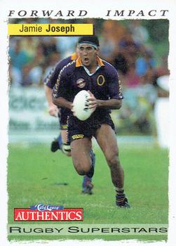 1995 Card Crazy Authentics Rugby Union NPC Superstars #83 Jamie Joseph Front